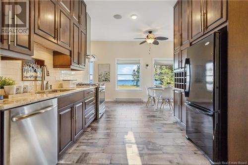 2430 Route 530, Grande-Digue, NB - Indoor Photo Showing Kitchen With Double Sink With Upgraded Kitchen