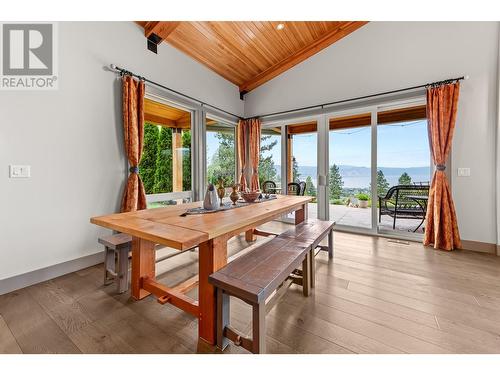 2921 Arawana Road, Naramata, BC - Indoor Photo Showing Dining Room