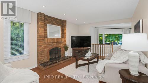 16 Grand Oaks Court, Brampton (Snelgrove), ON - Indoor Photo Showing Living Room With Fireplace