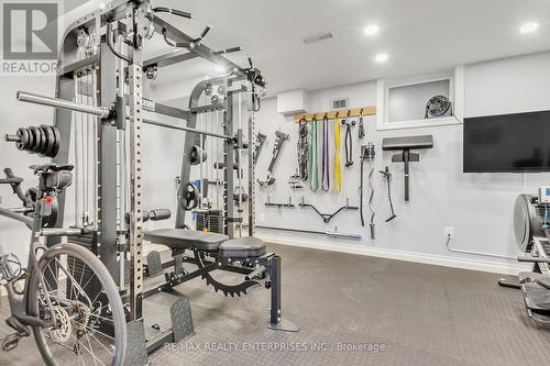 1720 Valentine Gardens, Mississauga (Clarkson), ON - Indoor Photo Showing Gym Room