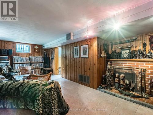 1842 Christopher Road, Mississauga, ON - Indoor With Fireplace