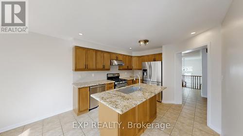 53 Ponymeadow Way, Brampton (Credit Valley), ON - Indoor Photo Showing Kitchen With Double Sink