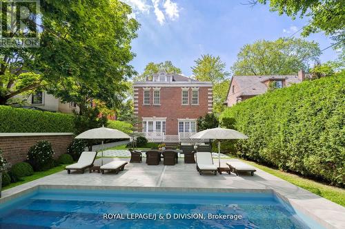 88 Woodlawn Avenue W, Toronto (Yonge-St. Clair), ON - Outdoor With In Ground Pool