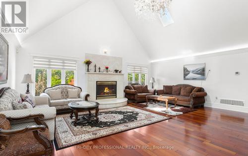 4 Fenton Way, Brampton, ON - Indoor Photo Showing Living Room With Fireplace