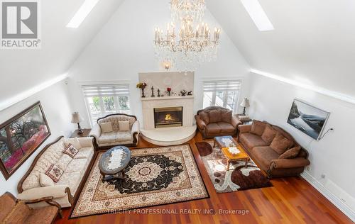 4 Fenton Way, Brampton, ON - Indoor Photo Showing Living Room With Fireplace