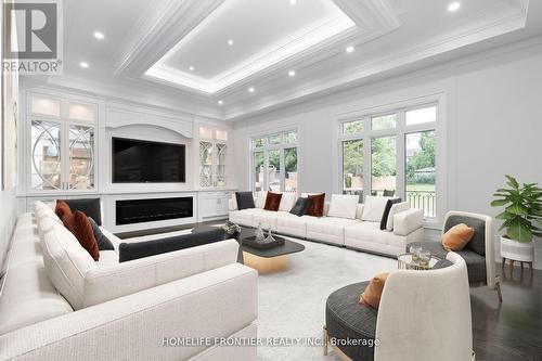 70 Langstaff Road, Richmond Hill (South Richvale), ON - Indoor Photo Showing Living Room With Fireplace