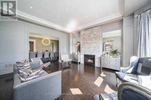 21 Stallions Court, Vaughan, ON - Indoor Photo Showing Living Room With Fireplace