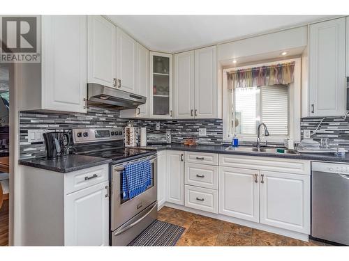 1353 Friesen Road, Kelowna, BC - Indoor Photo Showing Kitchen With Double Sink