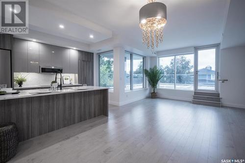 204 637 University Drive, Saskatoon, SK - Indoor Photo Showing Kitchen With Upgraded Kitchen