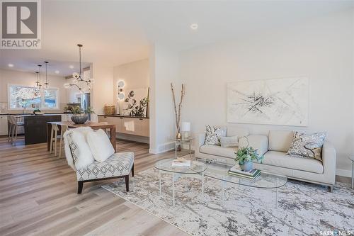 803B 2Nd Street, Saskatoon, SK - Indoor Photo Showing Living Room