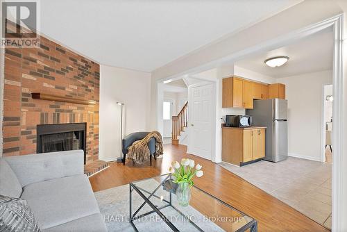 4855 Rathkeale Road, Mississauga, ON - Indoor Photo Showing Living Room With Fireplace