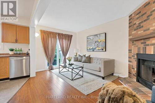 4855 Rathkeale Road, Mississauga, ON - Indoor Photo Showing Living Room With Fireplace