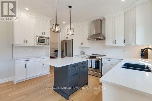 1056 Trailsway Avenue, London, ON - Indoor Photo Showing Kitchen With Double Sink With Upgraded Kitchen