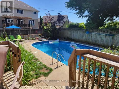 30 Butler Drive, St. Thomas, ON - Outdoor With In Ground Pool With Deck Patio Veranda With Backyard