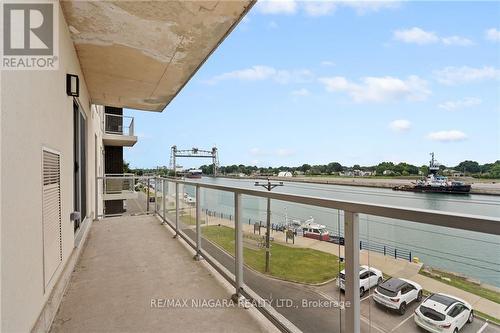 308 - 118 West Street, Port Colborne, ON - Outdoor With Body Of Water With Balcony With View