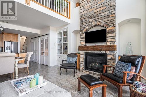 9 - 209707 Highway 26, Blue Mountains, ON - Indoor Photo Showing Living Room With Fireplace