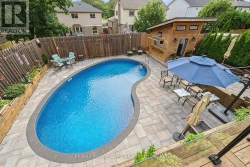 873 Knotwood Court, Whitby (Williamsburg), ON - Outdoor With In Ground Pool With Deck Patio Veranda With Backyard