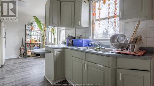 377 John B Avenue, Windsor, ON - Indoor Photo Showing Kitchen With Double Sink