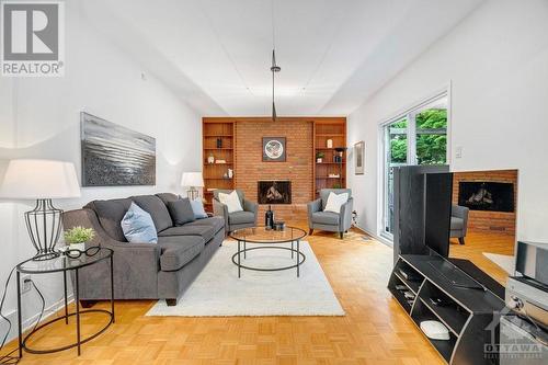 2329 Virginia Drive, Ottawa, ON - Indoor Photo Showing Living Room With Fireplace