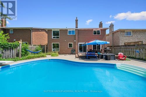 1370 Lancaster Drive, Oakville (Iroquois Ridge South), ON - Outdoor With In Ground Pool With Deck Patio Veranda With Backyard With Exterior