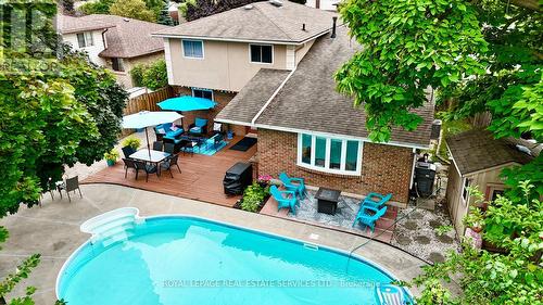 18 Governor Grove Crescent, Brampton, ON - Outdoor With In Ground Pool