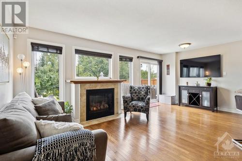 1833 Arrowgrass Way, Ottawa, ON - Indoor Photo Showing Living Room With Fireplace