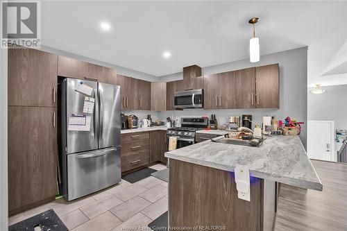 11502 Palmetto Street, Windsor, ON - Indoor Photo Showing Kitchen With Double Sink With Upgraded Kitchen