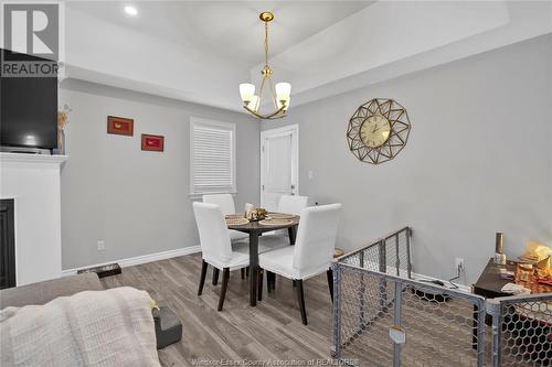 11502 Palmetto Street, Windsor, ON - Indoor Photo Showing Dining Room With Fireplace