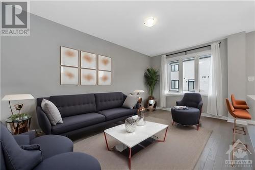 Living room with virtual staging - 97 Osler Street, Ottawa, ON - Indoor Photo Showing Living Room