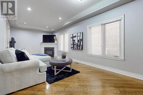 70 South Bonnington Avenue, Toronto (Birchcliffe-Cliffside), ON - Indoor Photo Showing Living Room With Fireplace