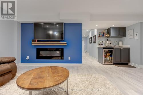 14 Telstar Way, Whitby (Brooklin), ON - Indoor Photo Showing Living Room With Fireplace