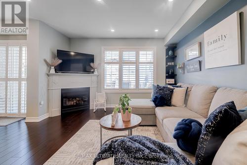 14 Telstar Way, Whitby (Brooklin), ON - Indoor Photo Showing Living Room With Fireplace