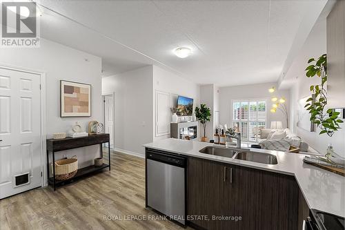 218 - 290 Liberty Street N, Clarington (Bowmanville), ON - Indoor Photo Showing Kitchen With Double Sink