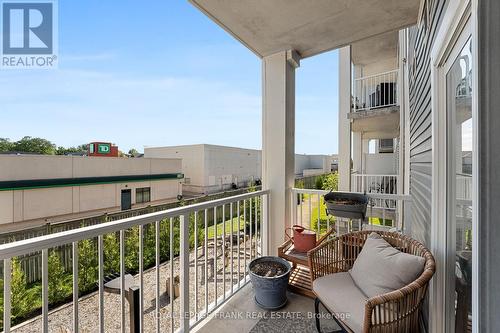 218 - 290 Liberty Street N, Clarington (Bowmanville), ON - Outdoor With Balcony With Exterior