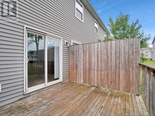 147 Belle Foret, Dieppe, NB - Outdoor With Deck Patio Veranda With Exterior