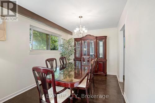 27 Blackbush Drive, Toronto (Mount Olive-Silverstone-Jamestown), ON - Indoor Photo Showing Dining Room