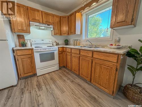 100 Ebenal Way, Mclean, SK - Indoor Photo Showing Kitchen With Double Sink