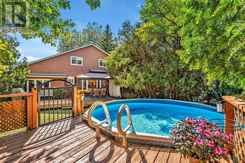 2746 Constable Road, Mississauga, ON - Outdoor With Above Ground Pool With Deck Patio Veranda