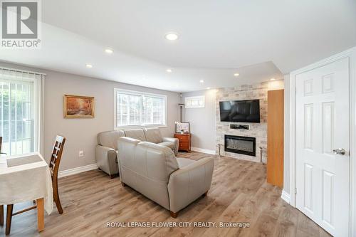 111 Bayridge Drive, Brampton (Bram East), ON - Indoor Photo Showing Living Room With Fireplace