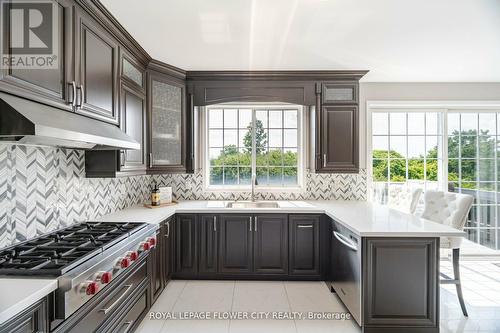 111 Bayridge Drive, Brampton (Bram East), ON - Indoor Photo Showing Kitchen With Double Sink With Upgraded Kitchen