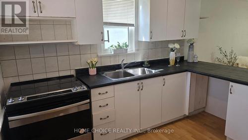 558 Quebec Street, Hamilton (Parkview), ON - Indoor Photo Showing Kitchen With Double Sink