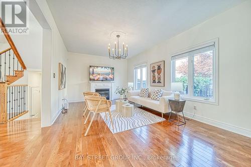 1088 Sherman Brock Circle, Newmarket, ON - Indoor Photo Showing Living Room With Fireplace