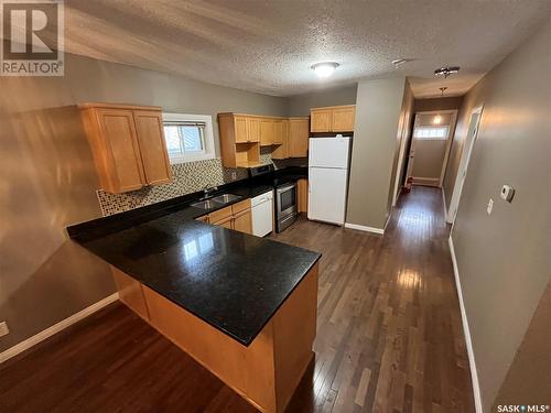 2913 Rae Street, Regina, SK - Indoor Photo Showing Kitchen With Double Sink