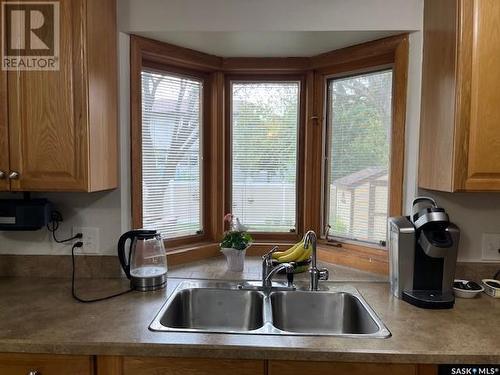 2219 Mahony Crescent, Regina, SK - Indoor Photo Showing Kitchen With Double Sink