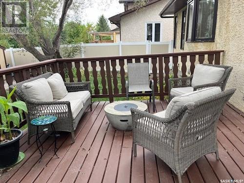 2219 Mahony Crescent, Regina, SK - Outdoor With Deck Patio Veranda With Exterior