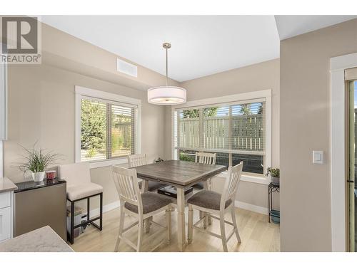 9563 Jensen Road Unit# 403, Lake Country, BC - Indoor Photo Showing Dining Room