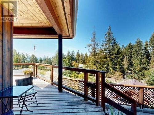 1587 Boar'S Nest Road, Powell River, BC - Outdoor With Deck Patio Veranda With Exterior