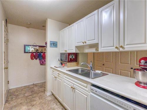 204-1355 Cumberland Rd, Courtenay, BC - Indoor Photo Showing Kitchen With Double Sink