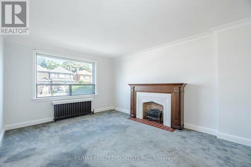 482 Jane Street, Toronto (Runnymede-Bloor West Village), ON - Indoor Photo Showing Living Room With Fireplace