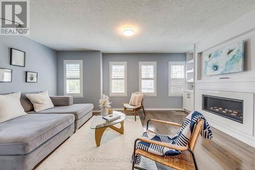 261 Gatwick Drive, Oakville, ON - Indoor Photo Showing Living Room With Fireplace